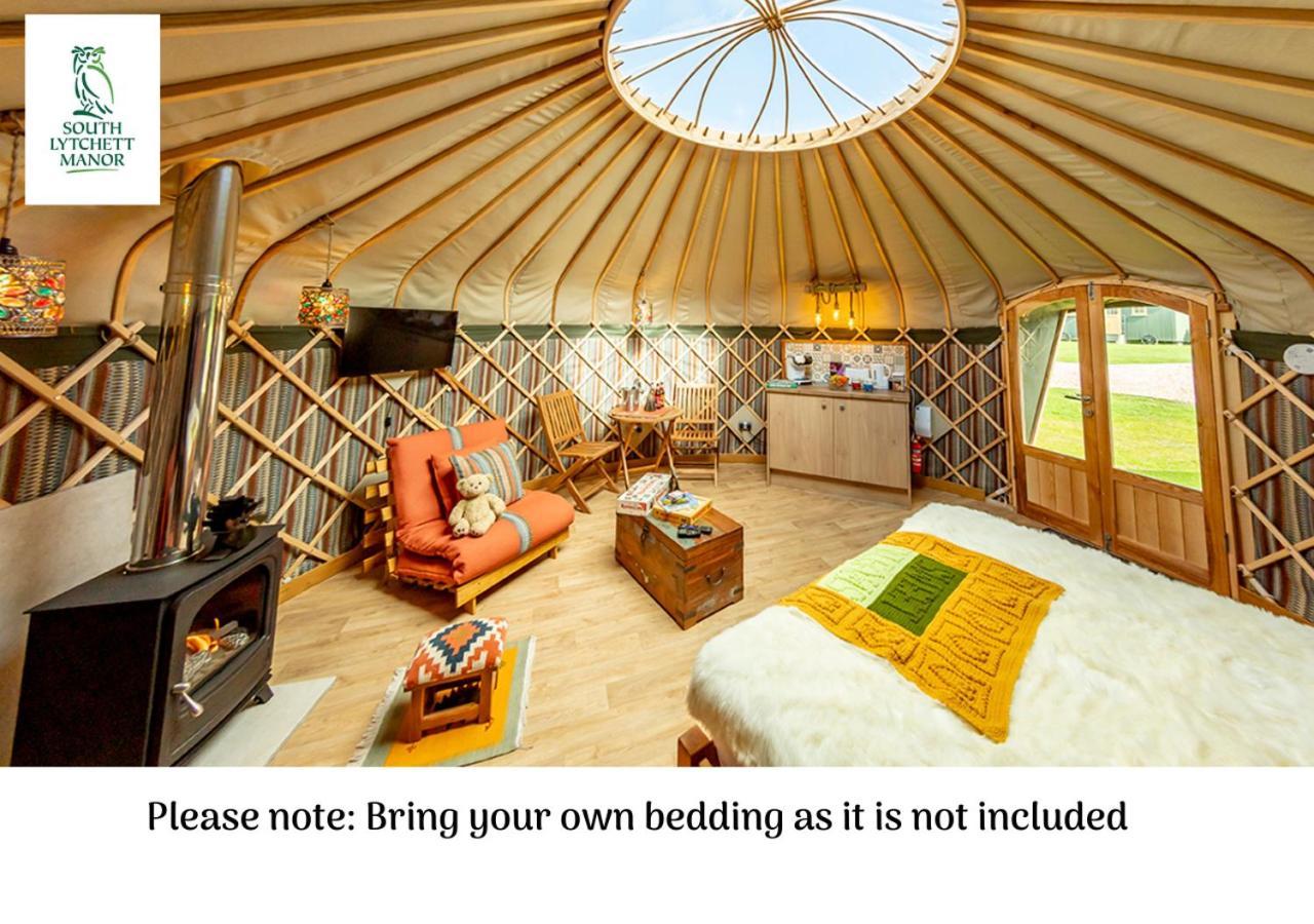 Glamping At South Lytchett Manor Hotel Poole Buitenkant foto